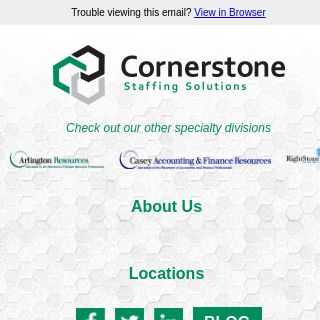 Cornerstone Staffing Solutions: the best of the best 